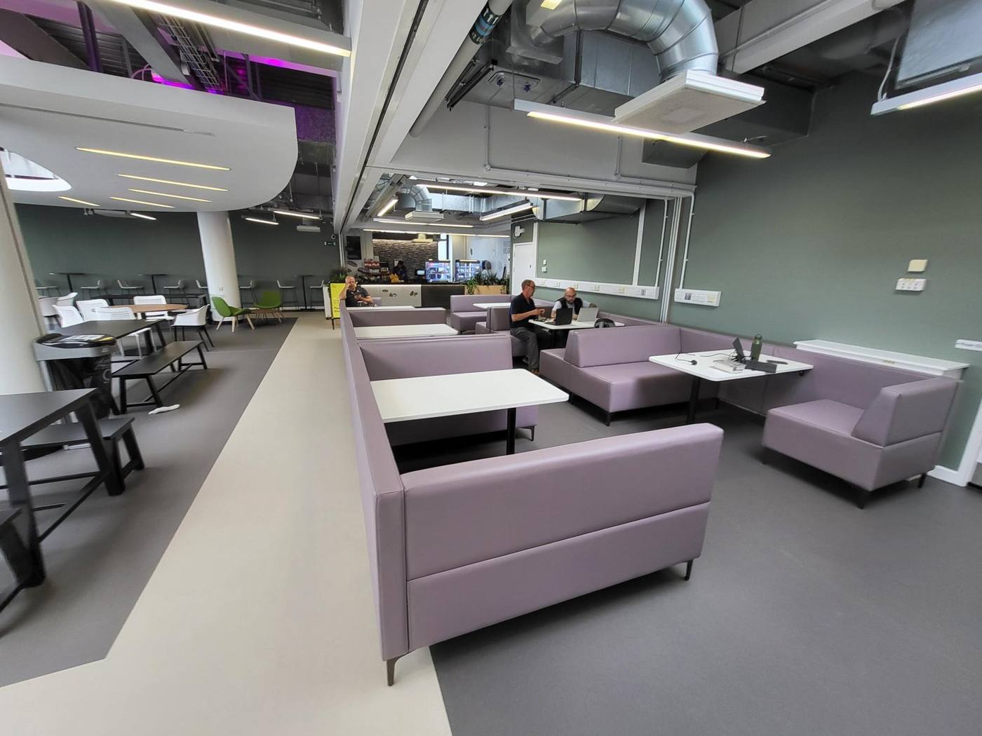 Café seating and dining booths