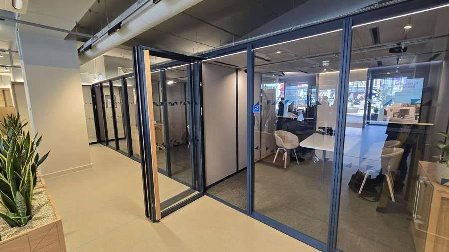 Client meeting booths